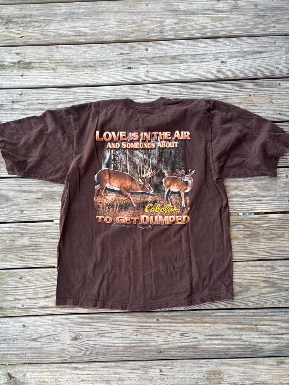 Cabela's Brown Hunting Season Joke Short-Sleeve Logo Tee